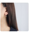 Silver Stud Earring STS-6111-GP